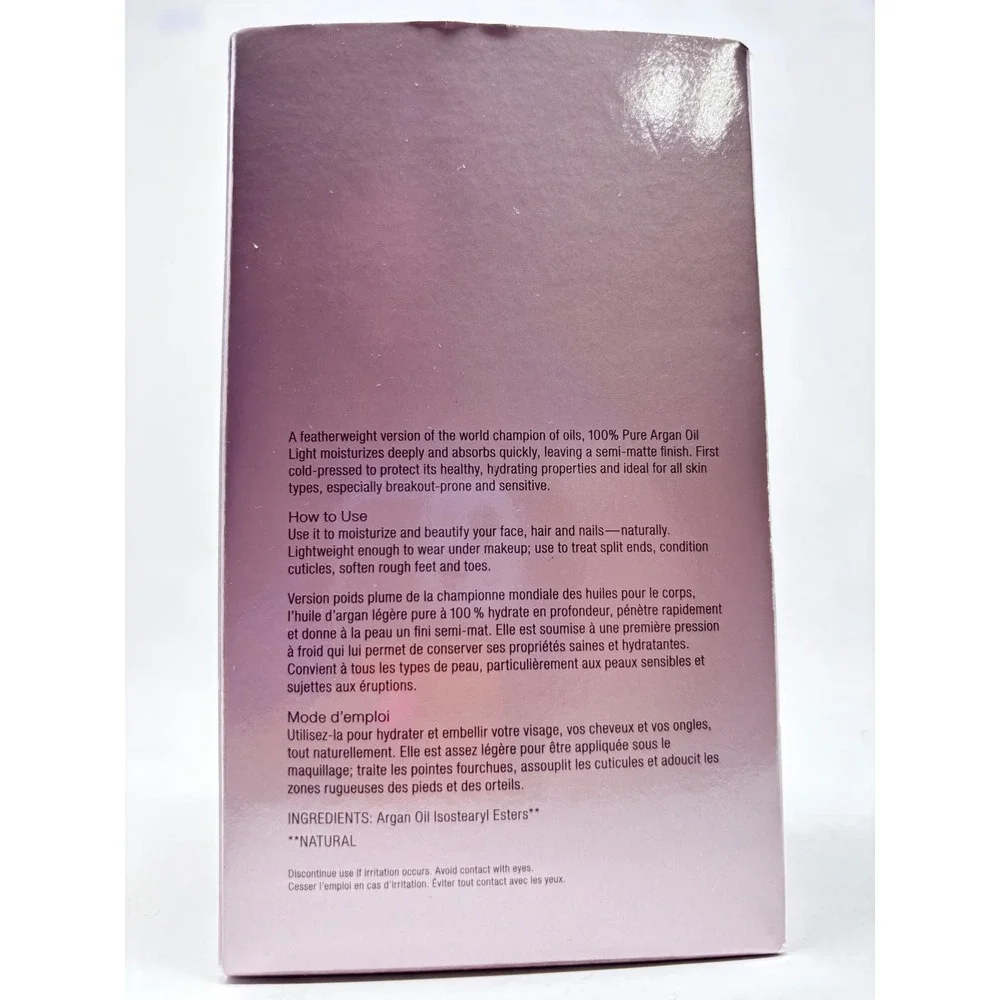 Josie Maran 100% Pure Argan Oil Light 6oz 184ml NIB